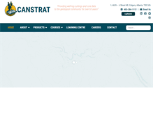 Tablet Screenshot of canstrat.com